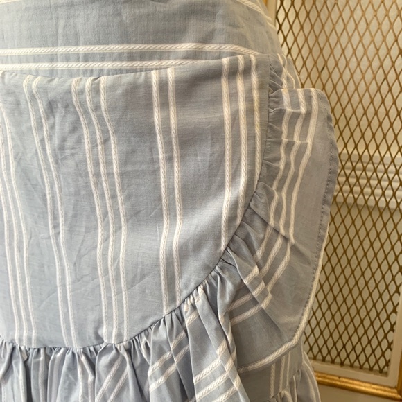 Pre-owned A.n.d Eawy  Ruffle skirt Blue M - Picture 4 of 8